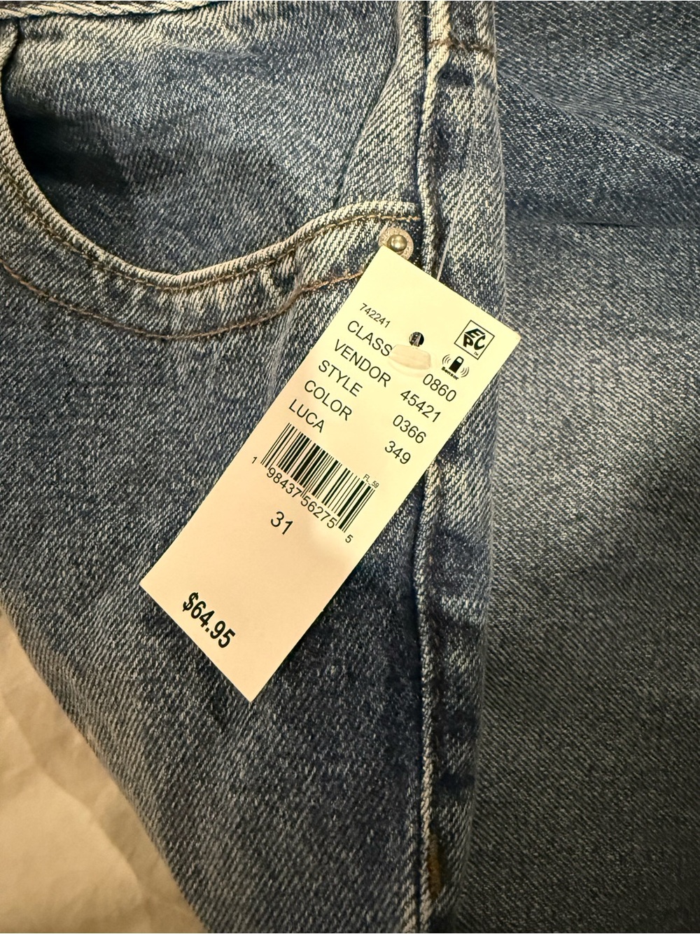Pacifico Clear Jade Low Rise Boot Jeans - Blue - Picture 2 of 4